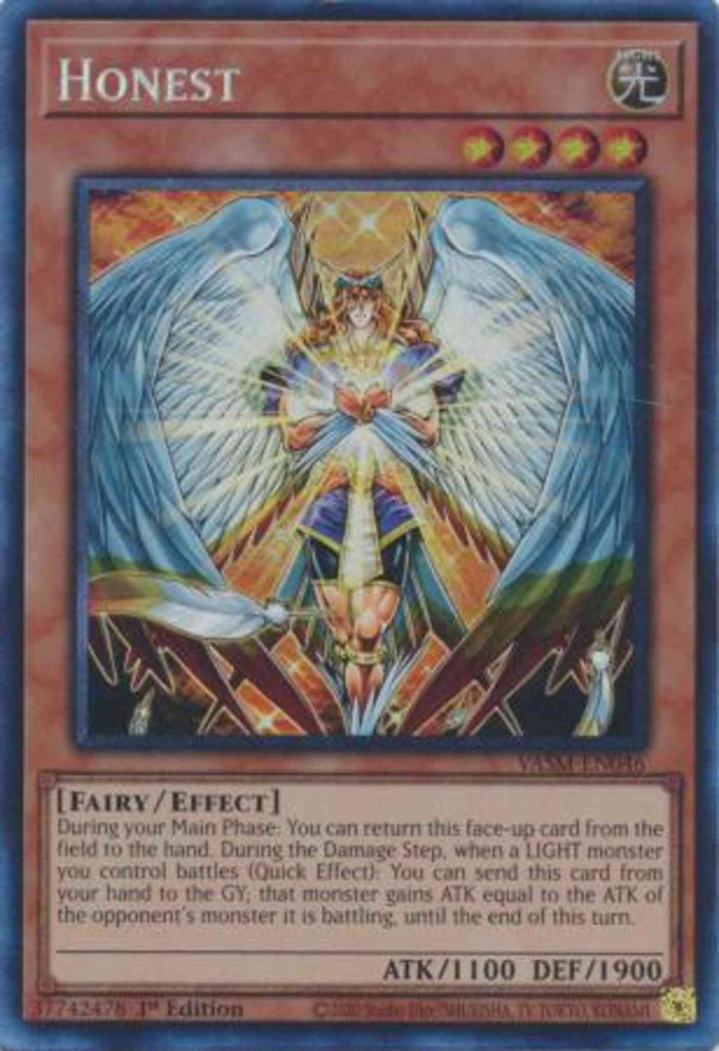 Honest - VASM-EN046 - Collector's Rare - 1st Edition