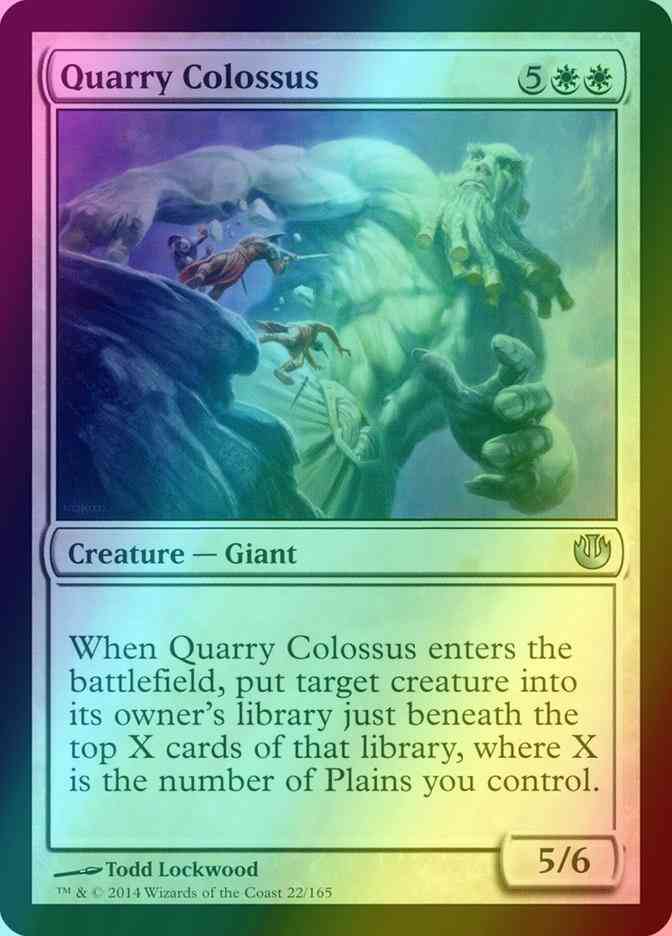 Quarry Colossus [22] [Journey into Nyx] [Foil] – Face to Face Games