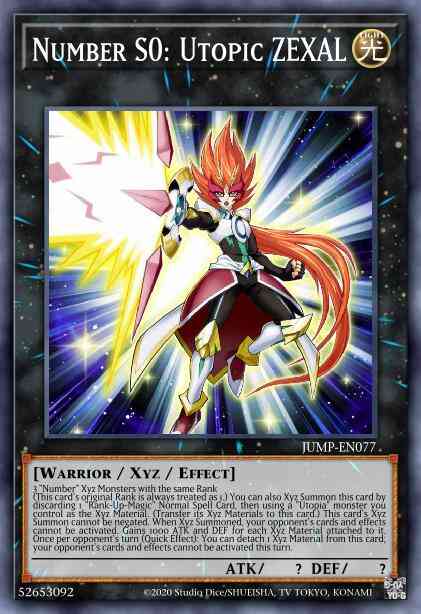 Number S0: Utopic ZEXAL - JUMP-EN077 - Ultra Rare - Limited