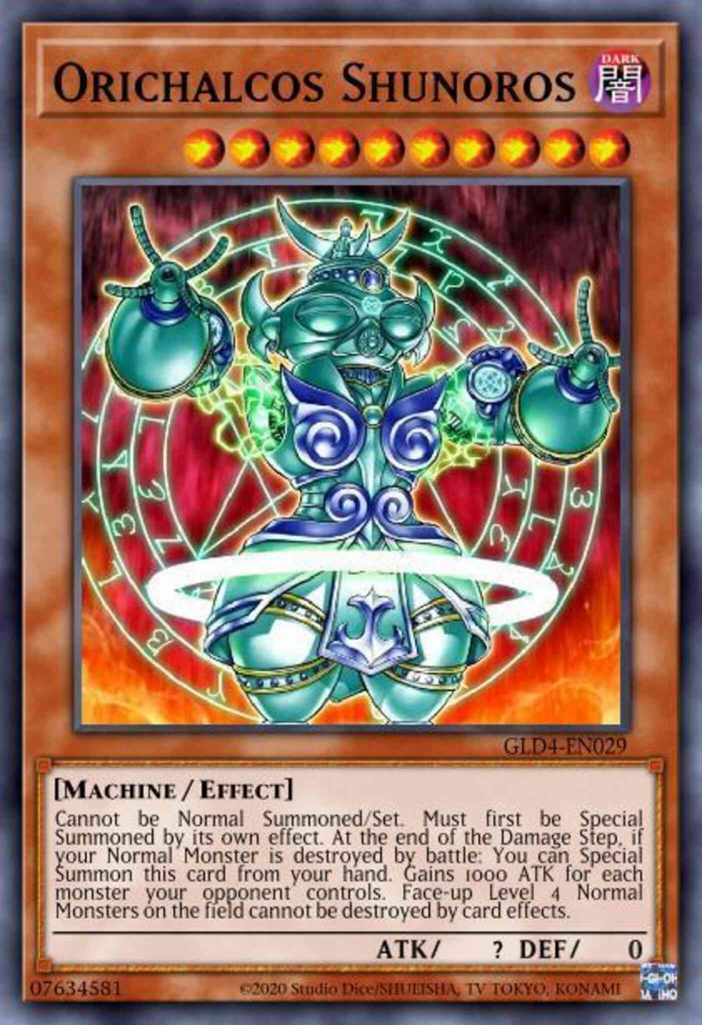 Orichalcos Shunoros - JUMP-EN035 - Ultra Rare - Limited