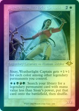 Sisay, Weatherlight Captain [6] [Retro Frame] [Modern Horizons 1
