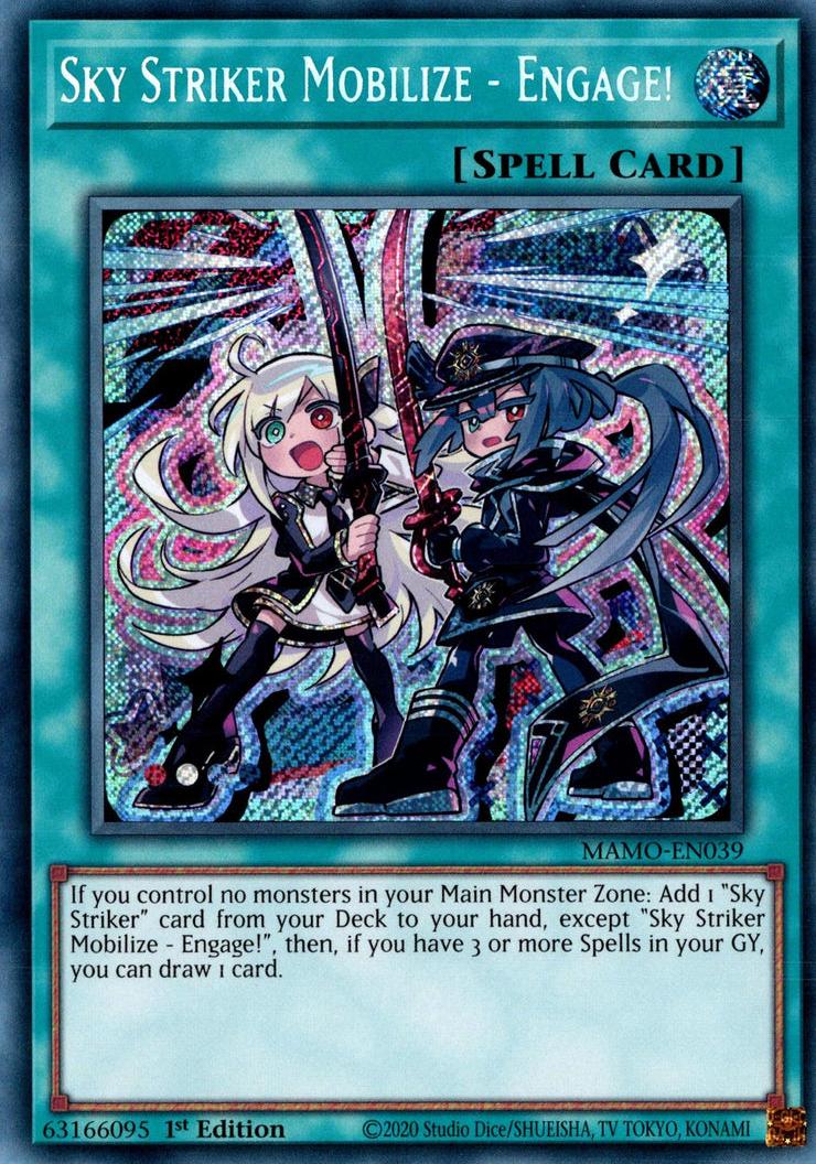 Sky Striker Mobilize - Engage! - MAMO-EN039 - Secret Rare - 1st Edition