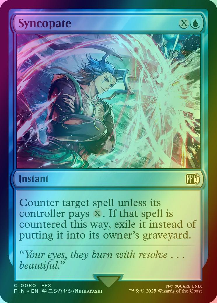 syncopate mtg final fantasy Syncopate [80] [FINAL FANTASY] [Foil] – Face to Face Games