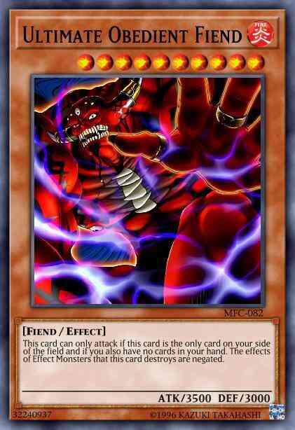 Ultimate Obedient Fiend - DR1-EN137 - Common - Unlimited