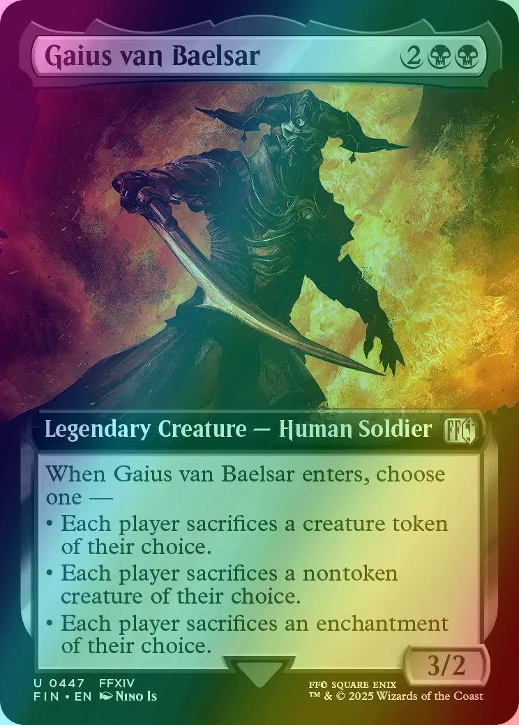 Gaius van Baelsar [447] [Extended Art] [FINAL FANTASY] [Foil] – Face to Face Games