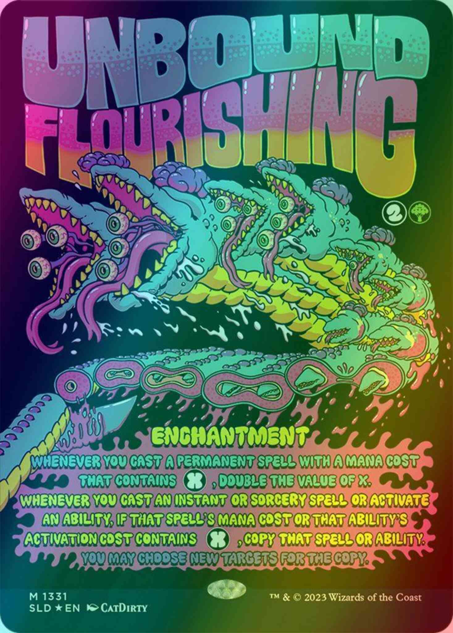 Unbound Flourishing [1331] [Borderless] [Calling All Hydra] [Secret Lair  Drop] [Foil] – Face to Face Games