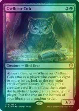 owlbear mtg card Owlbear Cub [246] [Commander Legends: Battle for Baldur's Gate] [Foil] –  Face to Face Games