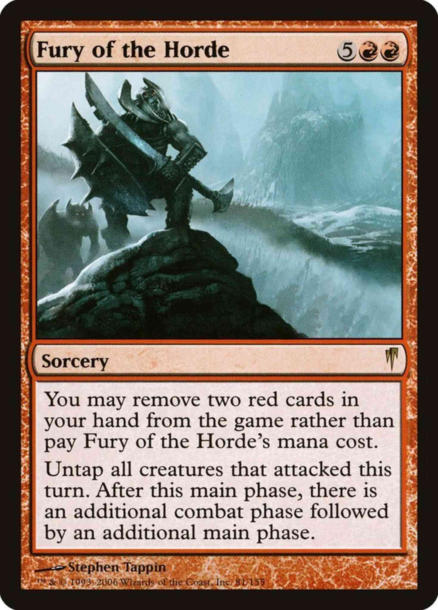 Fury of the Horde [81] [Coldsnap] [Non-Foil] – Face to Face Games