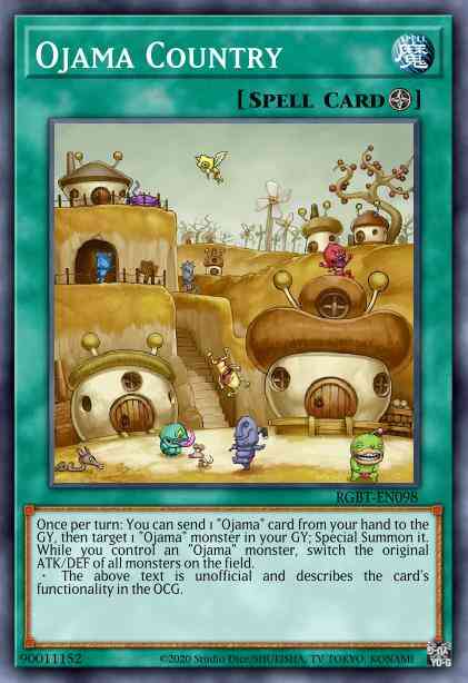 Ojama Country - RGBT-EN098 - Rare - 1st Edition
