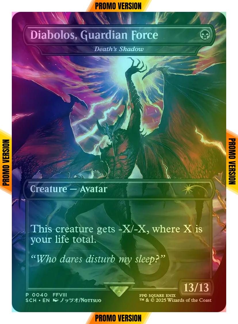 マジック：ザ・ギャザリング MTG Diabolos, Guardian Force Diabolos, Guardian Force - Death's Shadow [40] [Borderless] [FVIII