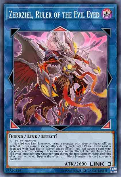 Zerrziel, Ruler of the Evil Eyed - INCH-EN031 - Secret Rare - 1st Edition
