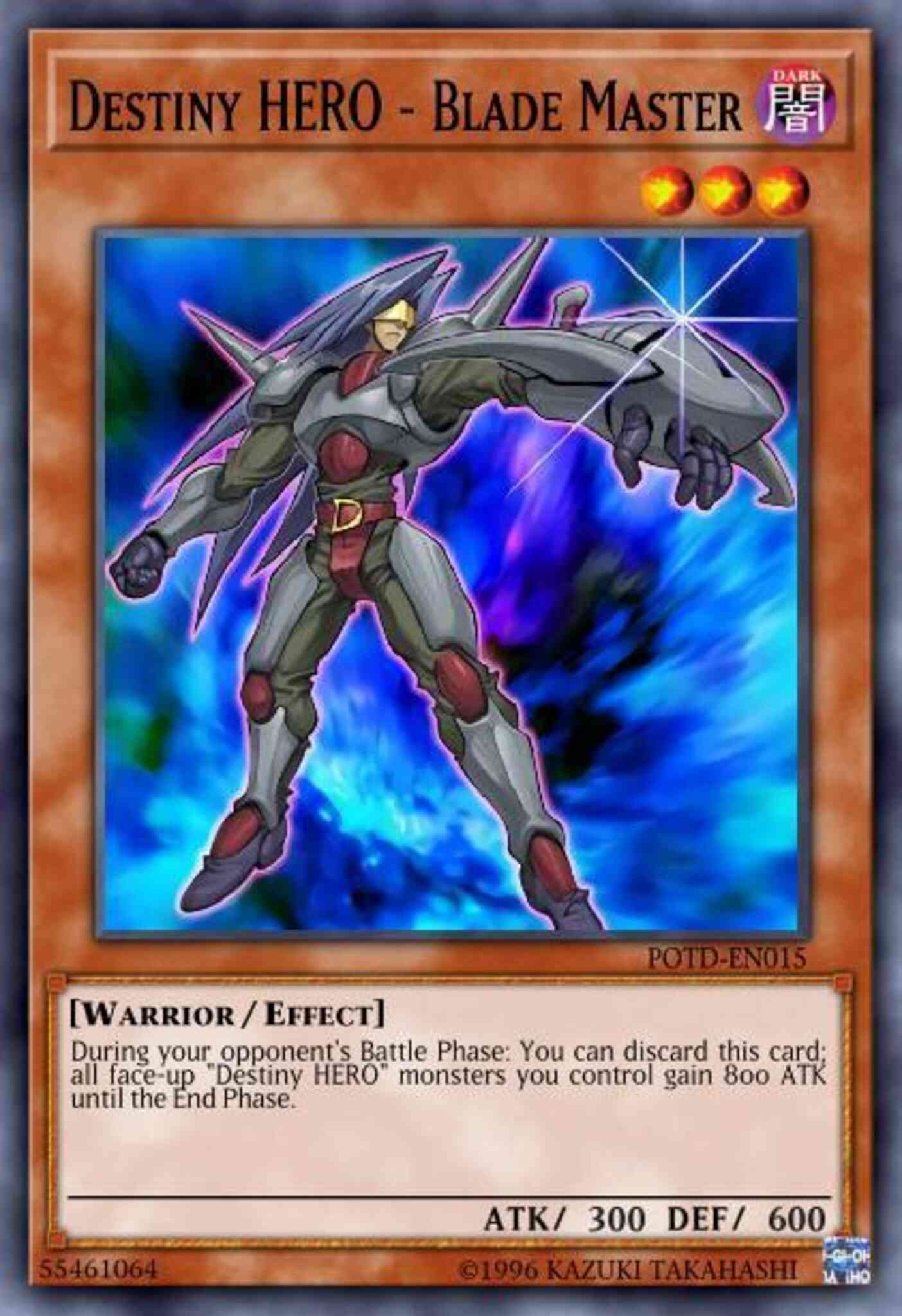 Destiny HERO - Blade Master - DP05-EN008 - Common - 1st Edition