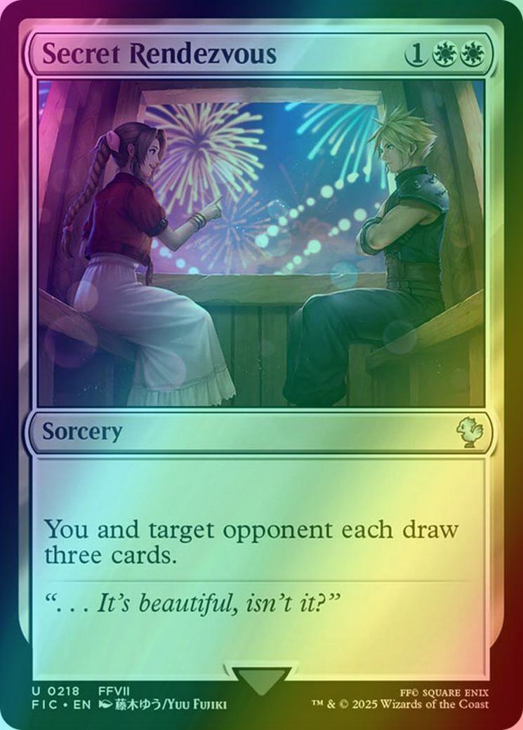 Secret Rendezvous [218] [Aerith] [FINAL FANTASY: Commander] [Foil] – Face  to Face Games