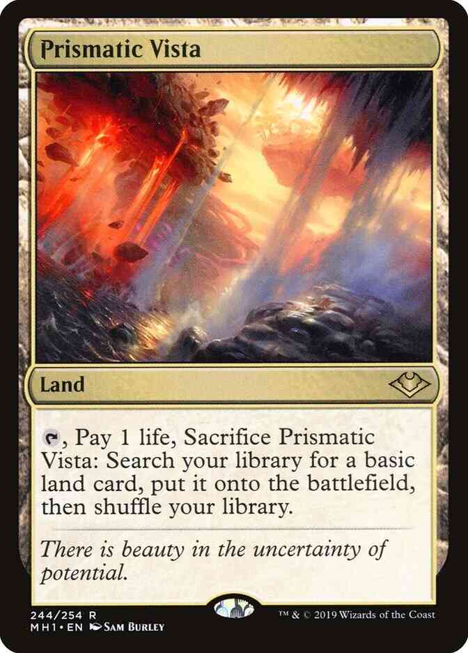 マジック：ザ・ギャザリング MTG Prismatic Vista Prismatic Vista [244] [Modern Horizons] [Non-Foil] – Face to Face