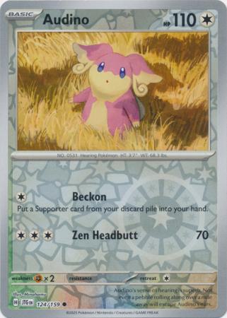 pokemon card audino Audino - 124/159