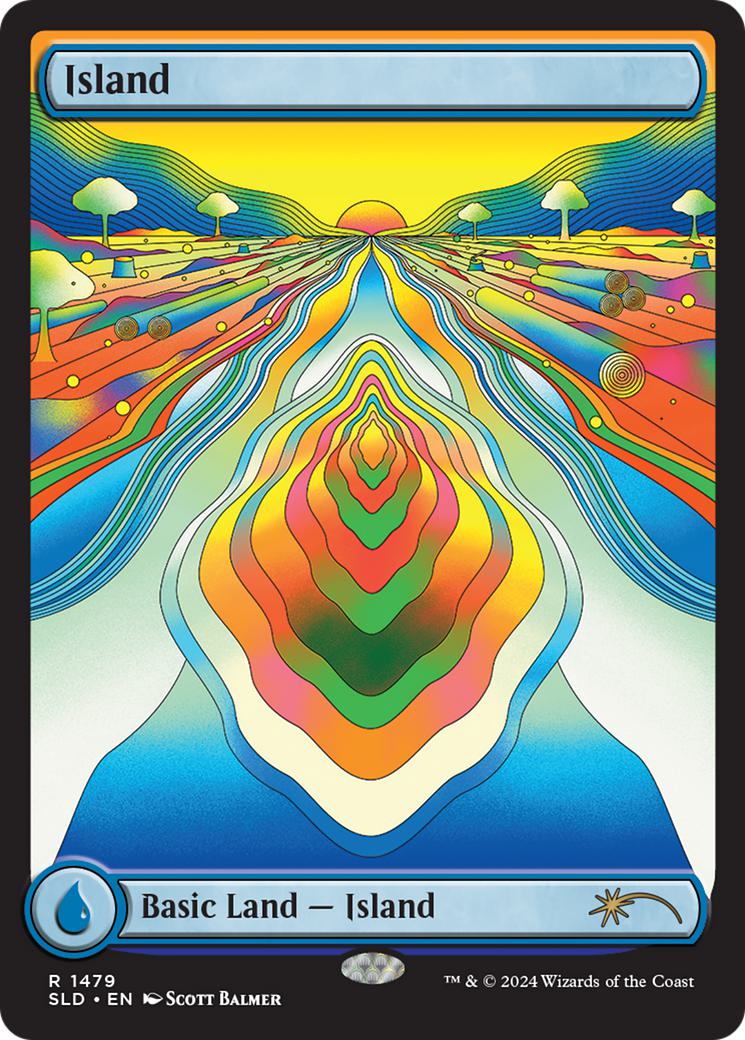 Island [1479] [Full Art] [The Strange Sands] [Secret Lair Drop