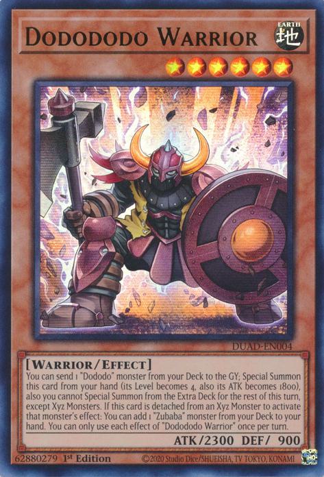 Dodododo Warrior - DUAD-EN004 - Ultra Rare - 1st Edition