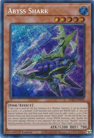 Abyss Shark - RA03-EN030 - Secret Rare - 1st Edition