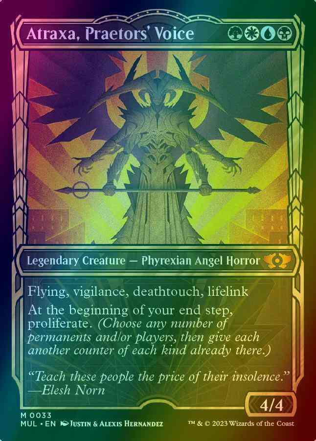 Atraxa, Praetors' Voice [33] [Planar Showcase] [Multiverse Legends] [Foil]  – Face to Face Games