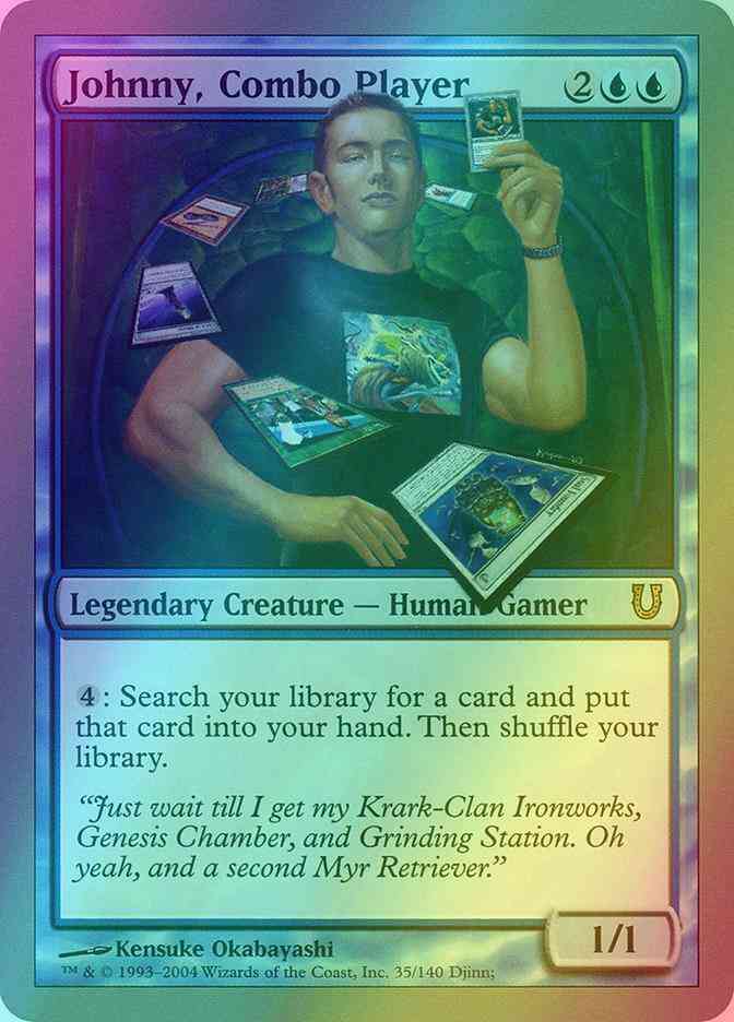 Johnny, Combo Player [35] [Unhinged] [Foil] – Face to Face Games