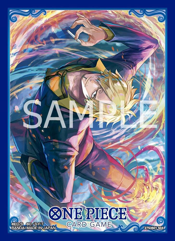 One Piece Official Card Sleeves - Standard Size - 70ct - Limited Edition Vol .2 - Sanji  Face to Face Games