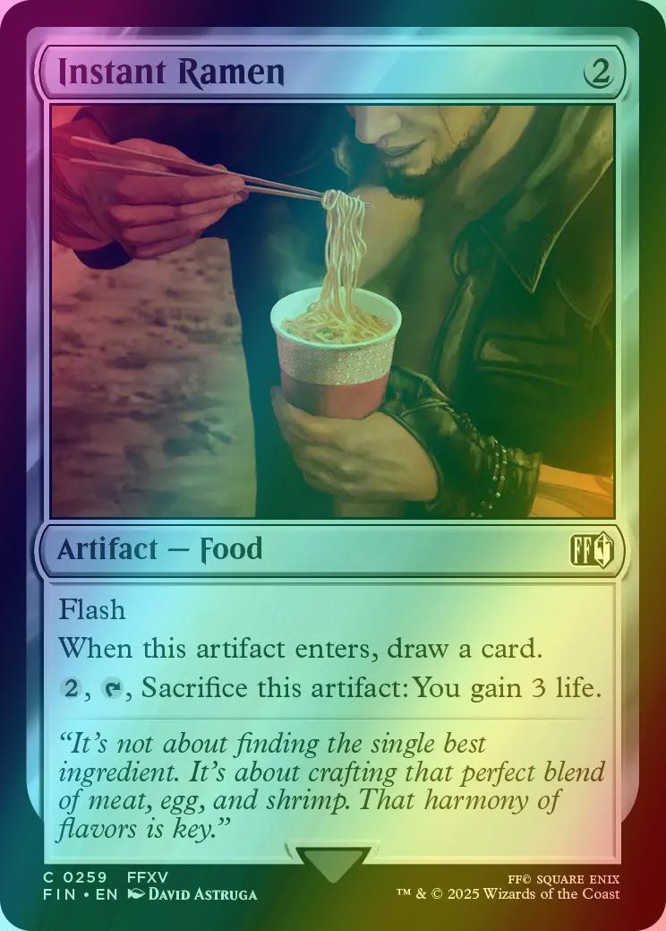 mtg final fantasy instant ramen Instant Ramen [259] [FINAL FANTASY] [Foil] – Face to Face Games