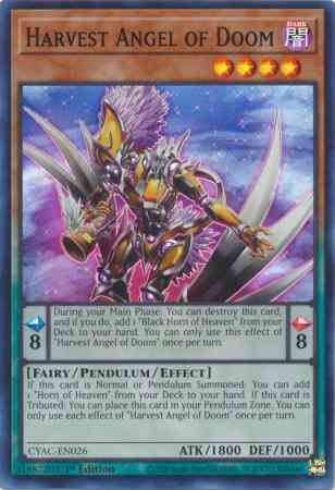 Harvest Angel of Doom - CYAC-EN026 - Super Rare - 1st Edition