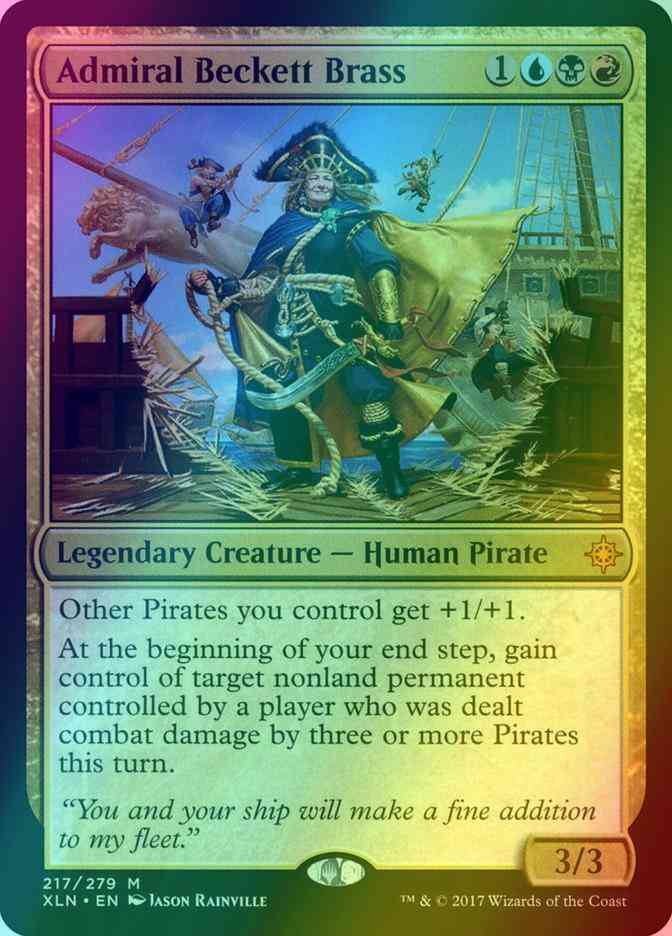 Admiral Beckett Brass [217] [Ixalan] [Foil] – Face to Face Games