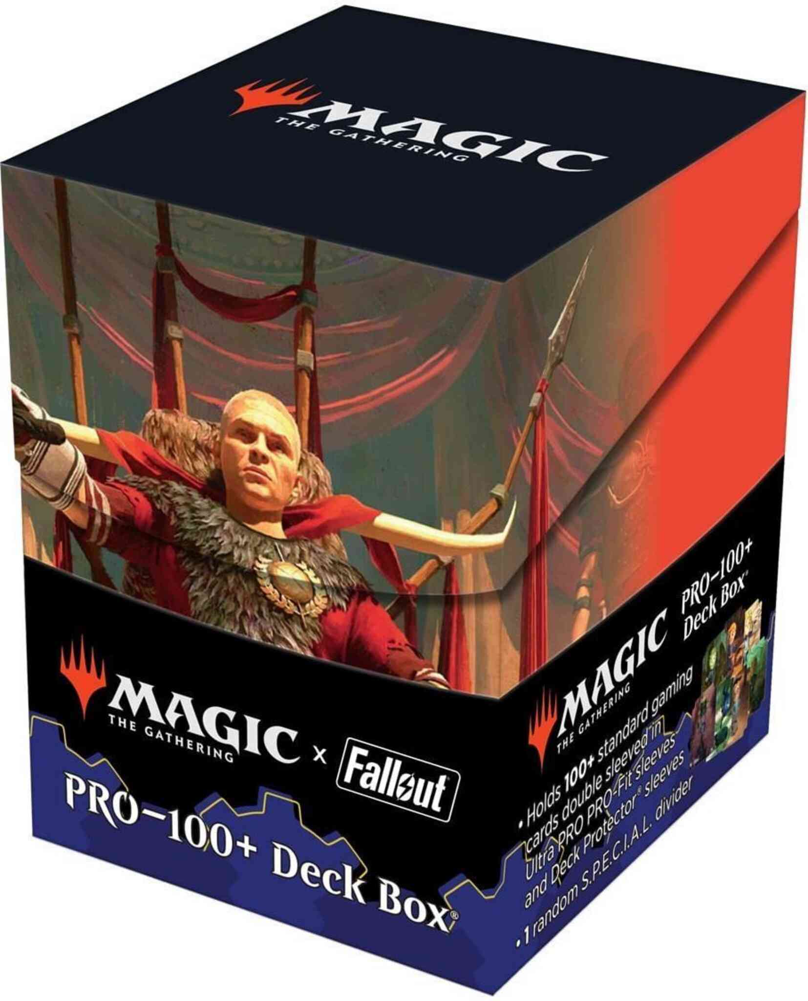 Ultra Pro MTG Deck Box - 100+ - Fallout - Caesar, Legion's Emperor Face to Face Games Ultra Pro MTG Deck Box - 100+ - Fallout - Caesar, Legion's Emperor Face to Face Games
