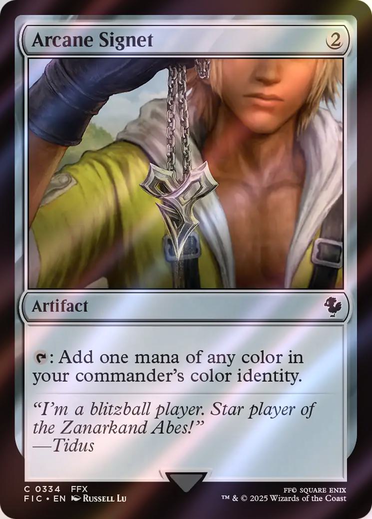 Arcane Signet [334] [FFX] [FINAL FANTASY: Commander] [Surge Foil] – Face to  Face Games