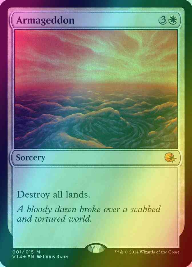 Armageddon [1] [From the Vault: Annihilation] [Foil] – Face to