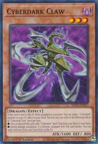 Cyberdark Claw - SDCS-EN017 - Common - 1st Edition