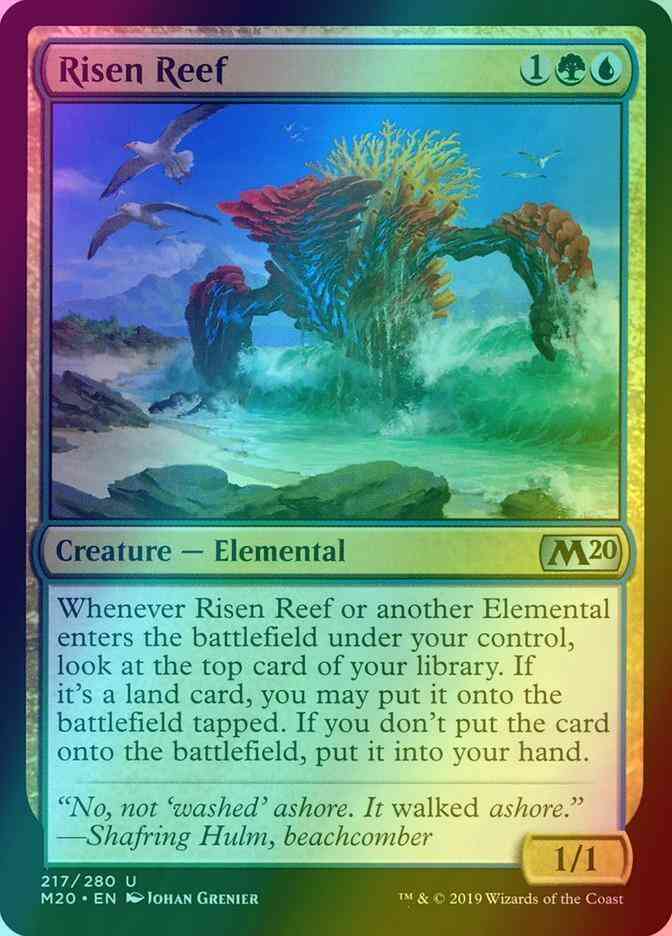 Risen Reef [217] [Core Set 2020] [Foil] – Face to Face Games