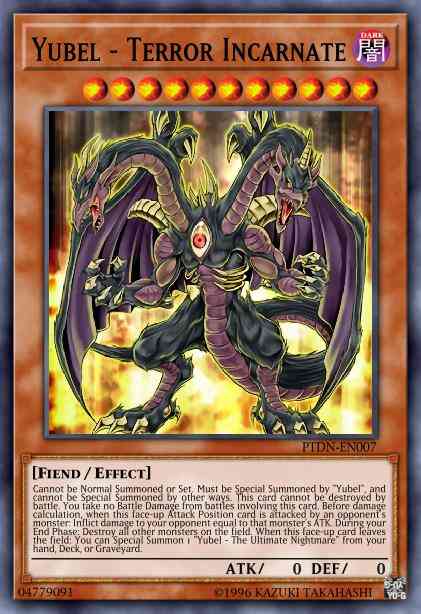 Yubel - Terror Incarnate - RYMP-EN071 - Rare - 1st Edition