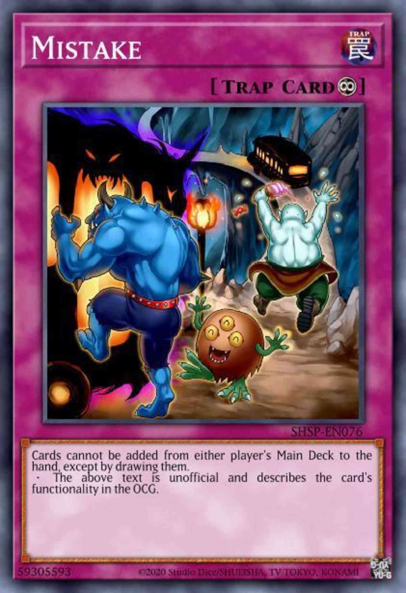 Mistake - SHSP-EN076 - Secret Rare - 1st Edition