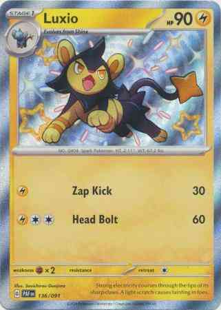 pokemon card luxio Luxio - 136/091