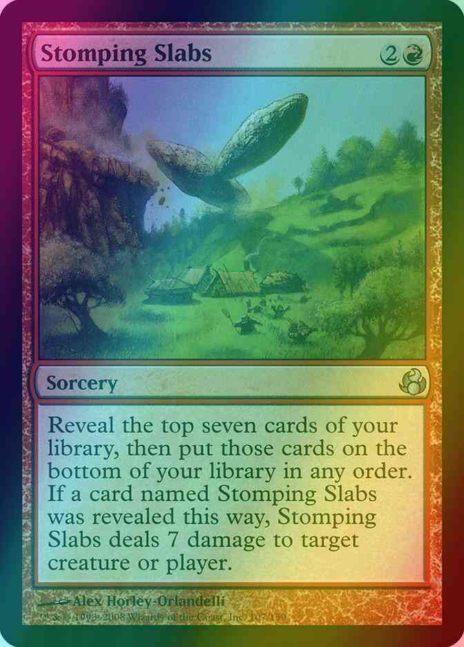 Stomping Slabs [107] [Morningtide] [Foil] – Face to Face Games
