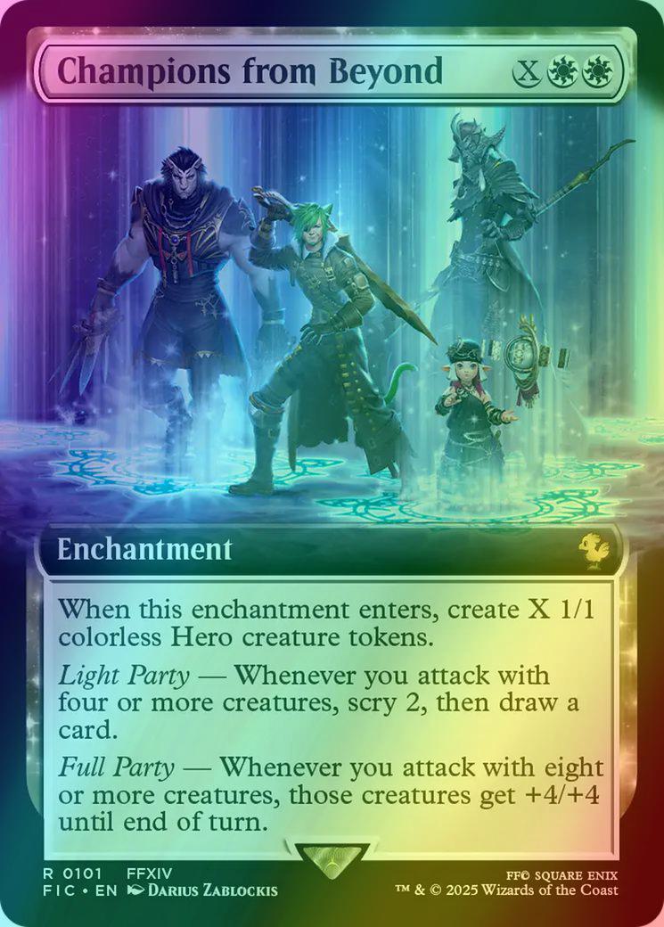 Champions from Beyond [101] [Extended Art] [FINAL FANTASY: Commander]  [Foil] – Face to Face Games
