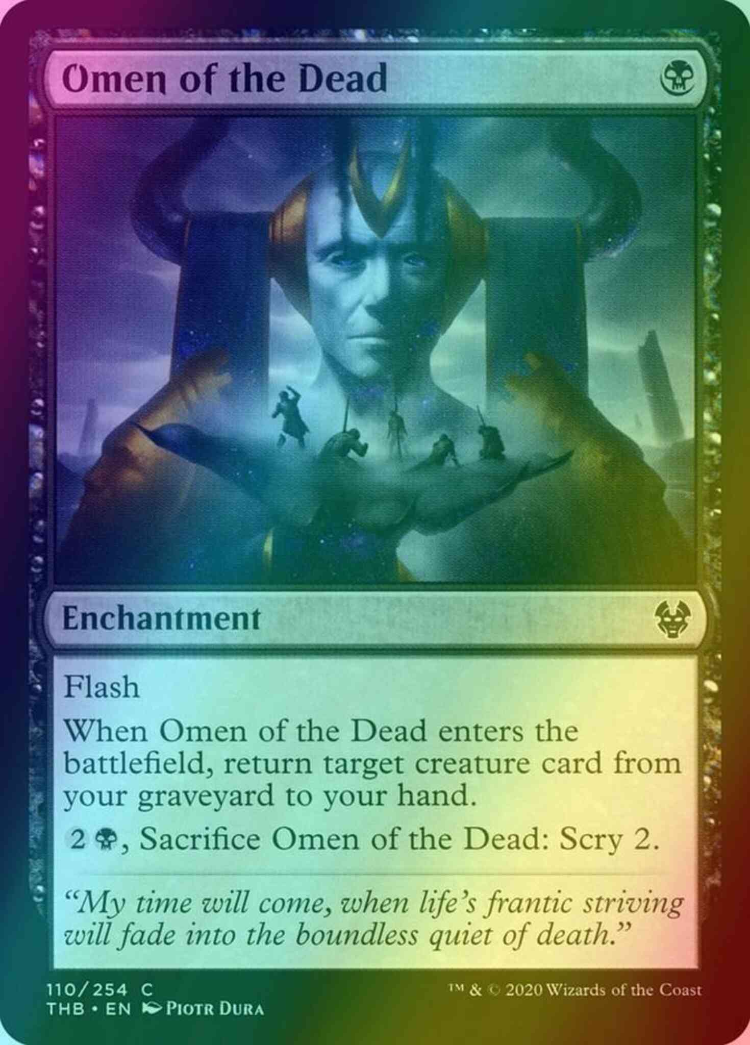 Omen of the Dead [110] [Theros Beyond Death] [Foil] – Face to Face Games