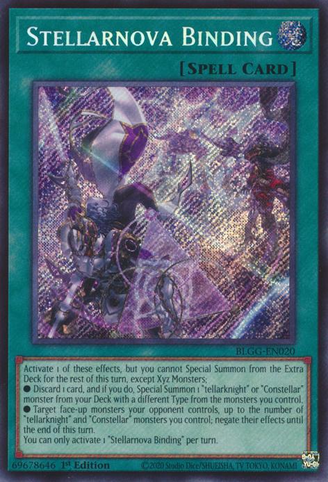 Stellarnova Binding - BLGG-EN020 - Secret Rare - 1st Edition