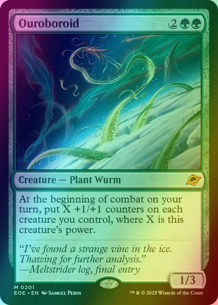 ouroboros mtg card Ouroboroid [201] [Edge of Eternities] [Foil] – Face to Face Games