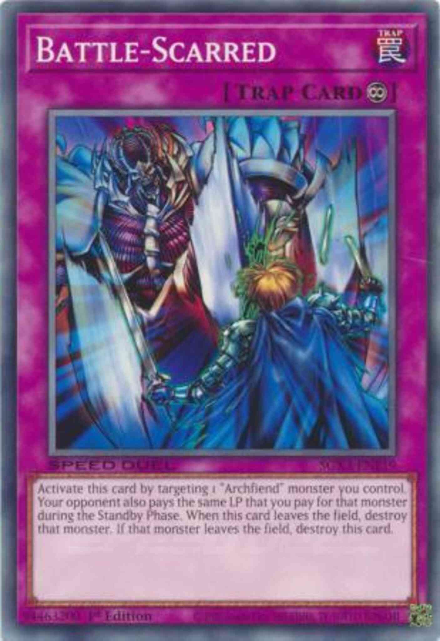 Battle-Scarred - SGX3-ENE19 - Common - 1st Edition