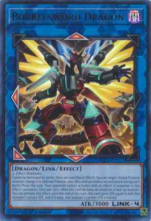 Borrelsword Dragon - Alternate Art - Silver - BLC1-EN023 - Ultra Rare - 1st Edition