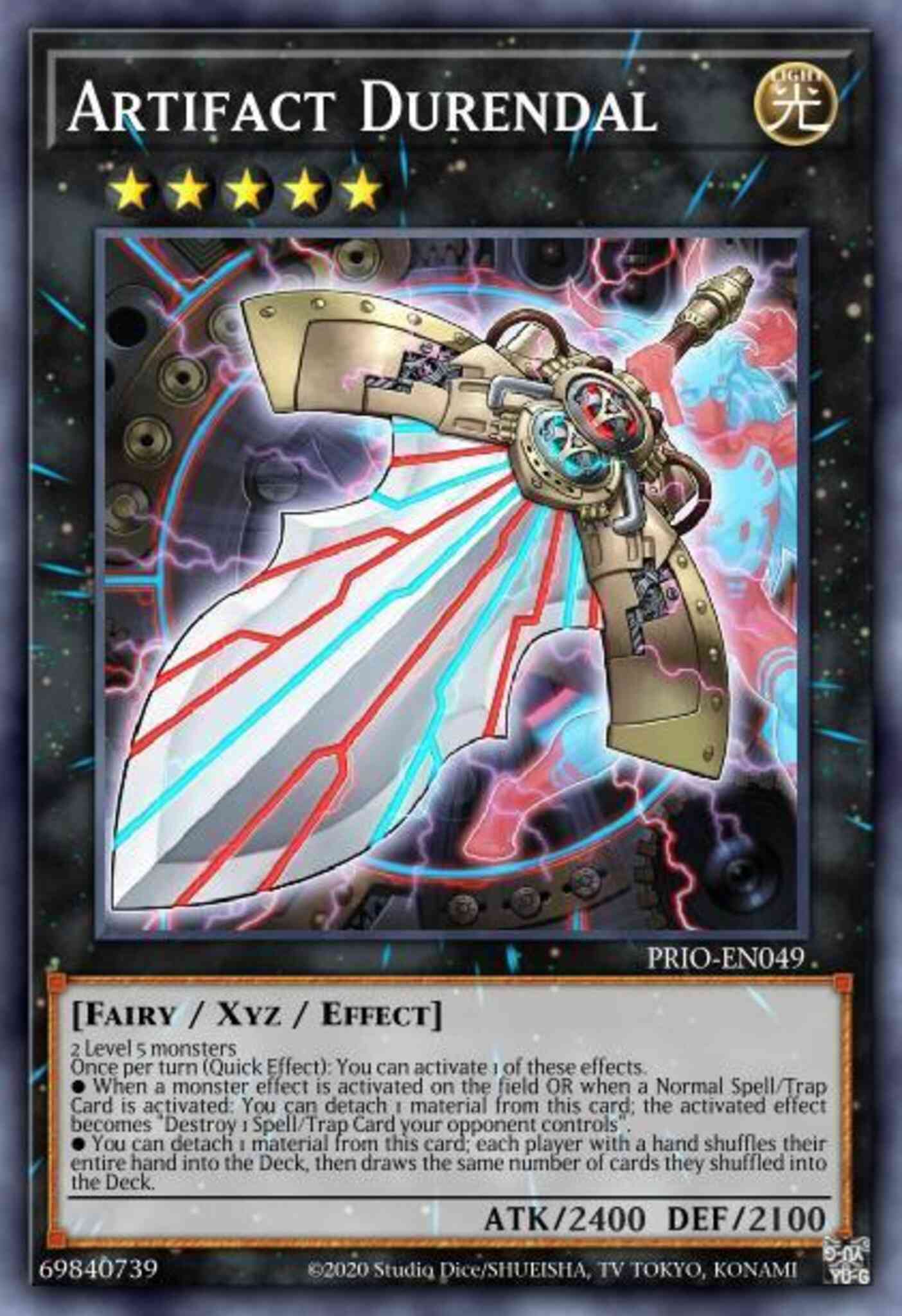 Artifact Durendal - PRIO-EN049 - Ultimate Rare - 1st Edition