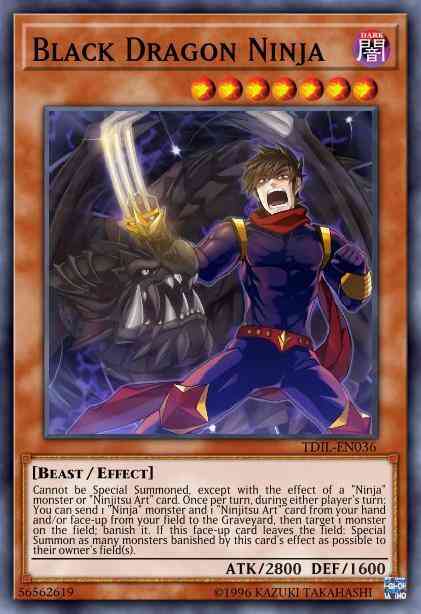 Black Dragon Ninja - TDIL-EN036 - Common - 1st Edition