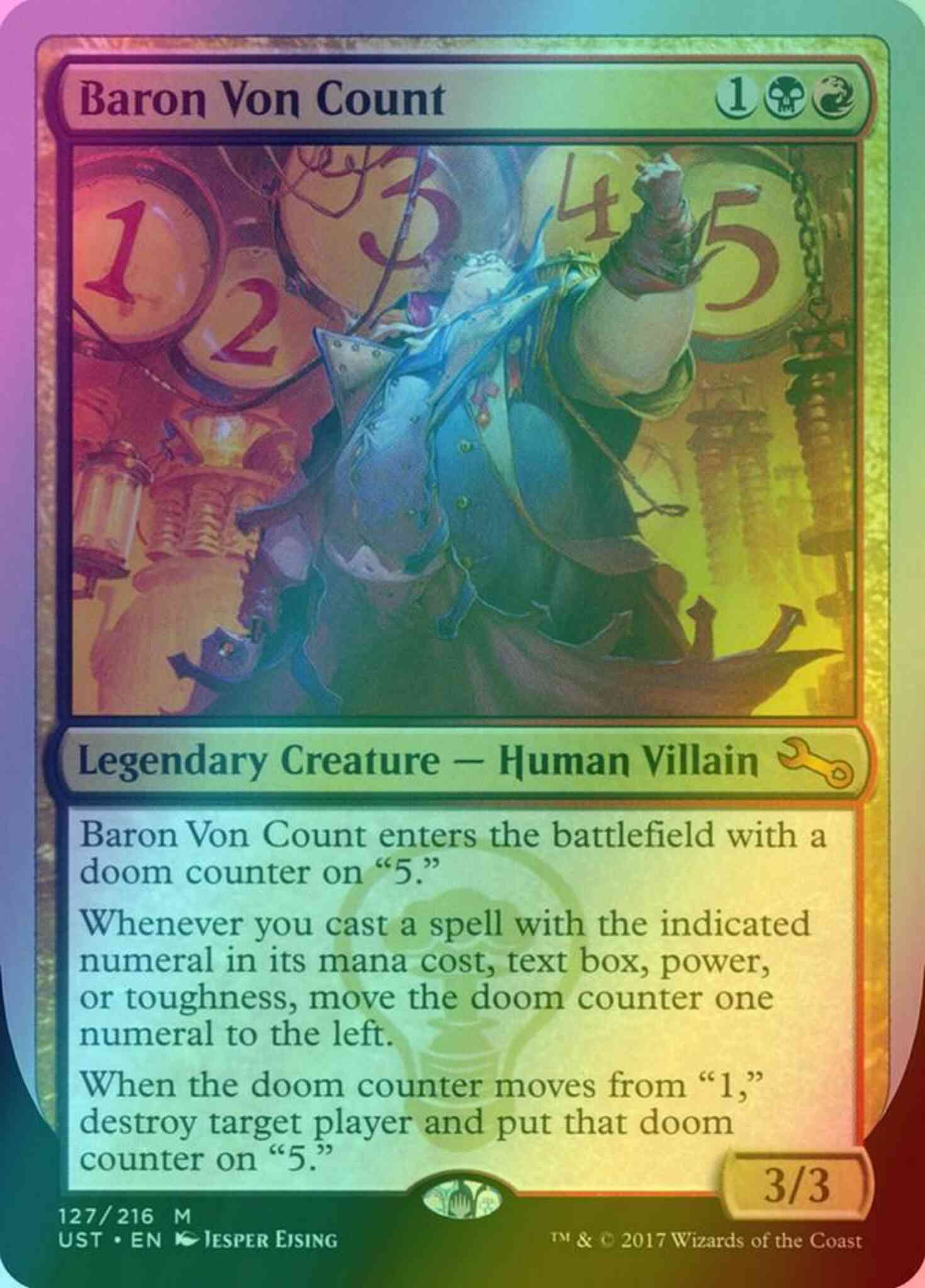 Baron Von Count [127] [Unstable] [Foil] – Face to Face Games