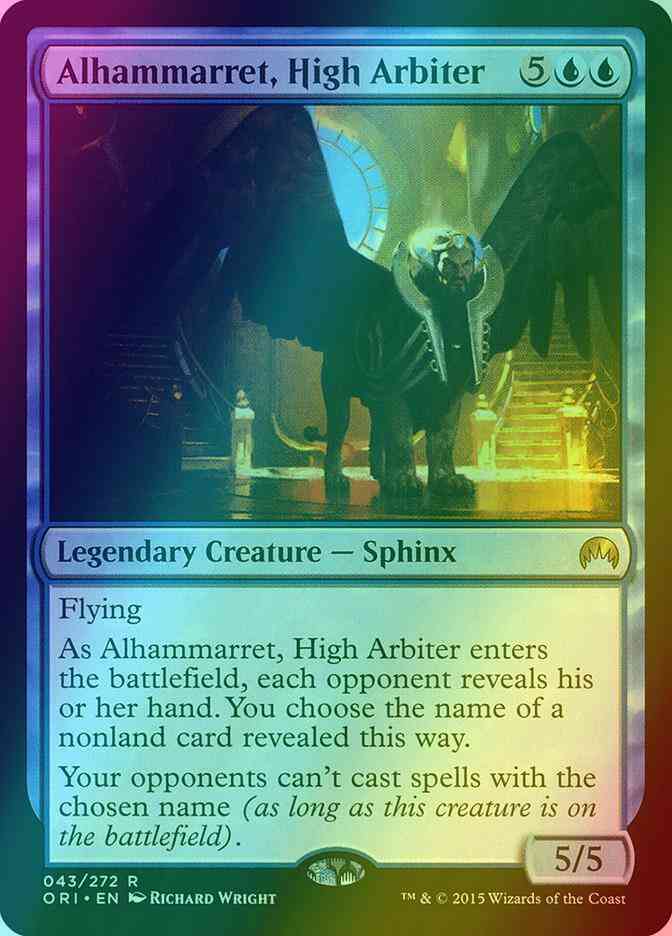 Alhammarret, High Arbiter [43] [Magic Origins] [Foil] – Face to Face Games