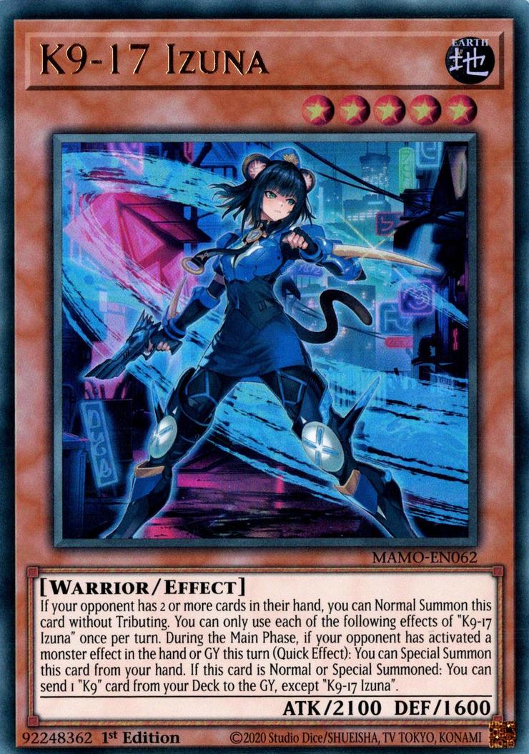 K9-17 Izuna - MAMO-EN062 - Ultra Rare - 1st Edition