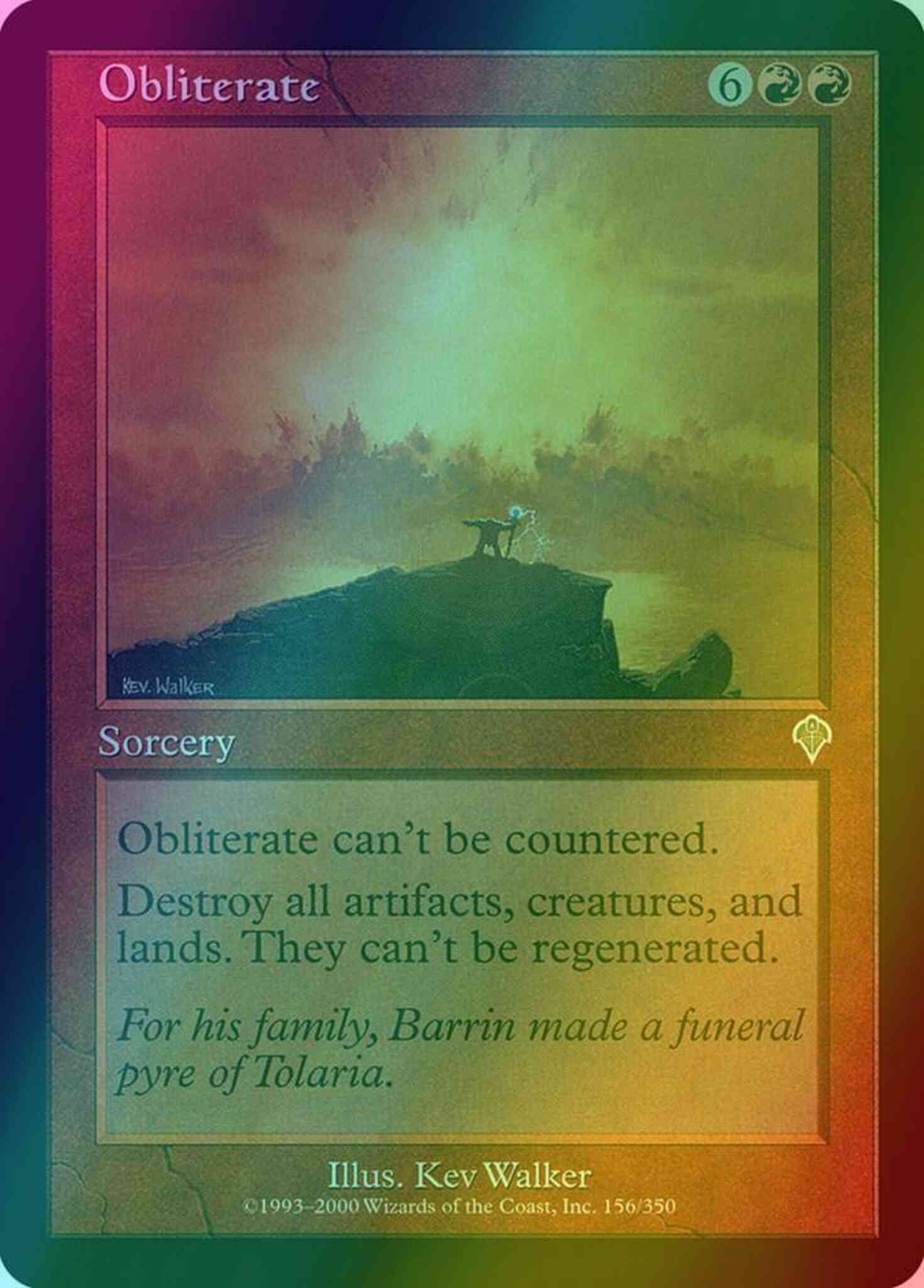 obliterate mtg card [156] [Invasion] [Foil] – Face to Face Games version:Elven Council Walls Sea Gate survivor Can Calhoun be readied