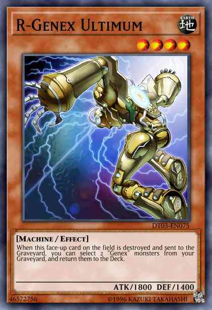 R-Genex Ultimum - HA03-EN047 - Super Rare - 1st Edition